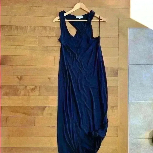 Monk & Lou | Black maxi t-shirt  dress size small - Picture 1 of 4